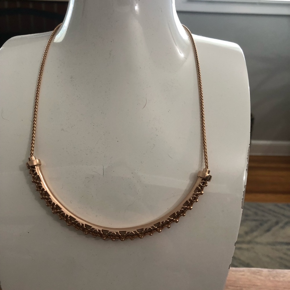 Kendra Scott rose gold filigree Lucy Necklace